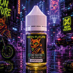 E-liquide CBD Neon Future Lemon Haze 10ml / 30ml - Full Spectrum, 5% CBD, 0.9% THC - The Green Lab