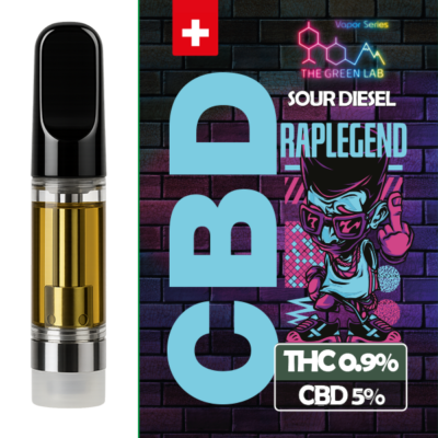 Cartridge CBD Raplegend – Sour Diesel 1ml