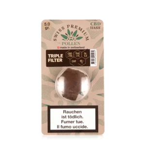 Triple Filtré – Hash CBD d’Exception